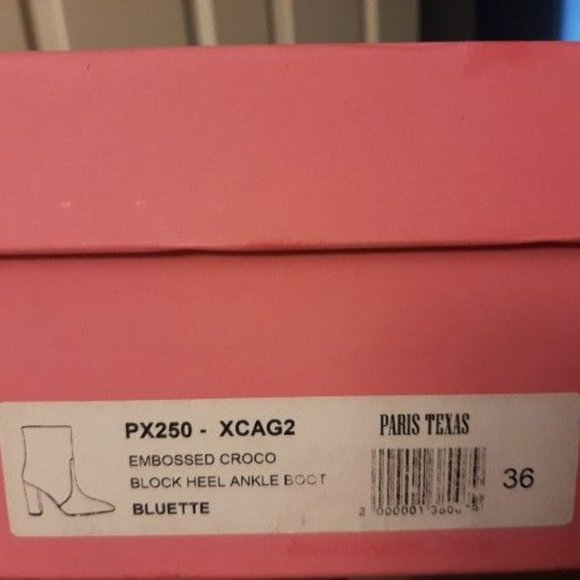 Paris Texas Animal Print Ankle Boots - Picture 4 of 5